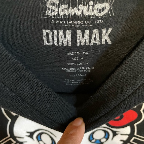 Dim Mak x Hello Kitty Daydream Black T-Shirt - Picture 3 of 10